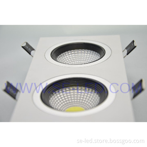 aluminum Blanco frío rectangular 5W 45 grado LED Downlight
